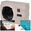 Pentair Ultratemp HX 9.5KW Heat Pump Side Fan - 10A 3 Pin Plug + SB2310 Blanket (up to 7 x 3m Pools) including Installation